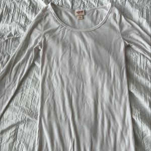 Basic White Long Sleeve Shirt